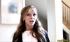 MILF realtor needs to sweeten the deal so he buys the house