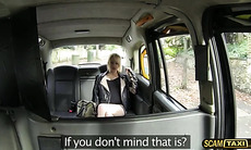 Gorgeous sexy blonde April trades a hot sex for a ride