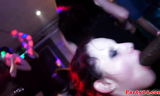 European party teens sucking dicks closeup