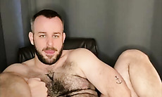 Ben York gets hole warmed up before cam show self fuck