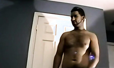 JoeSchmoeXXX.com - Ebony amateur makes his sweet cock spray spunk