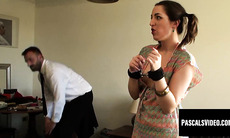 Dirty slut Liz faces punishment and drilling from Pascal