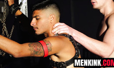 Policeman Langley Golds huge cock impales little brat Apollo Fates