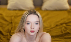 tiny blonde fucks tight creamy pussy