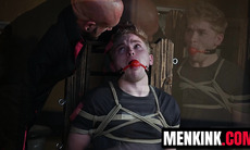 Gunnar Stone pounds bratty Zacc Andrews into submission with raw cock