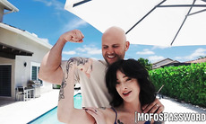 Lysagna Del Ray gets her throat and pussy destroyed by massive dick