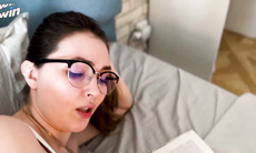 Real fledgling couple, step-mom and stepson, get horny and erotic!