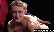 Colton Fox enjoying the discipline he was receiving from Tyler Saints