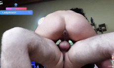 Amateur couple's extraordinary ass fucking gape leads to cowgirl railing and splooging orgasm. Horny lady ana joins in for a luxurious surprise!