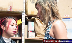 Christy Love punished & fucked hard by Jack Vegas while daughter watches in uniform