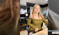 Get in the mood with this hairy MILF's slow striptango JOI with a slow and steady rhythm