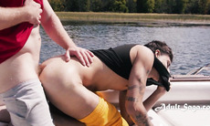 best buds bust nuts together on boat nongay to sissy